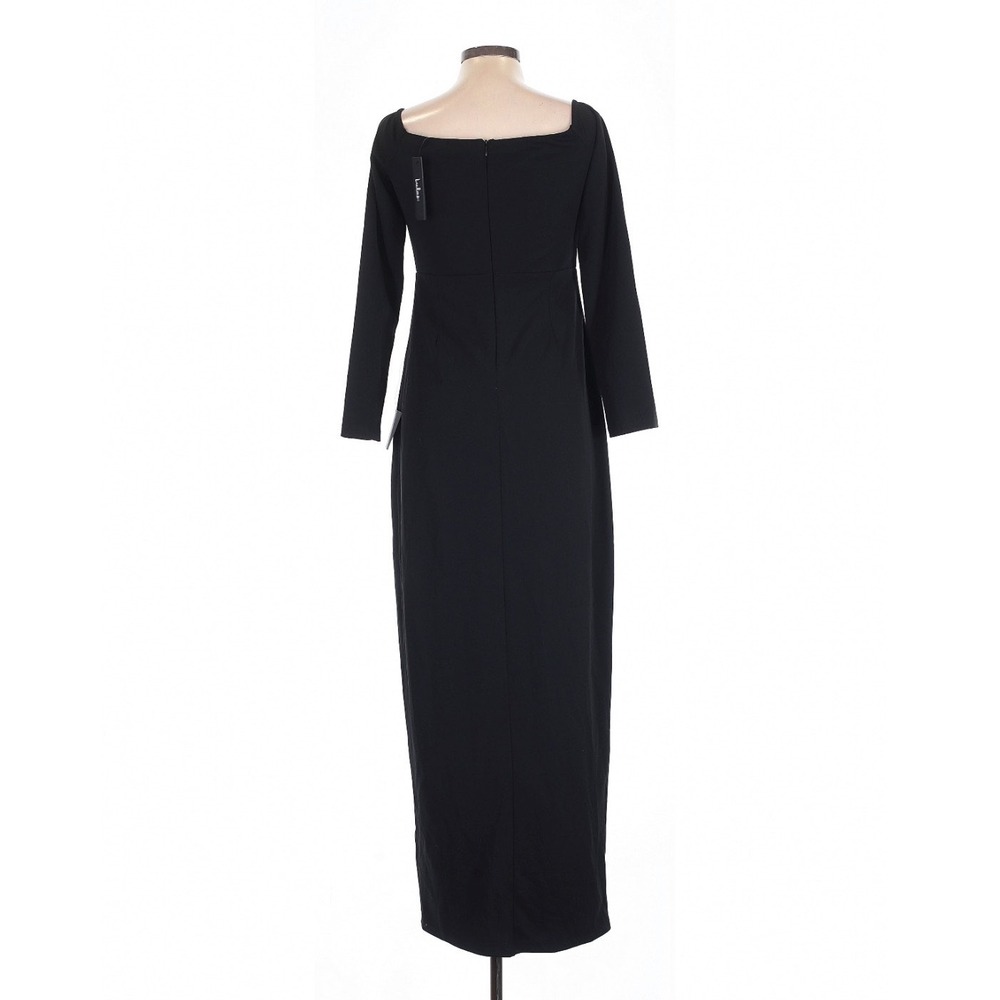 Lulus Glamorous Sweetheart Black Maxi Dress XL Long Sleeve Holiday Formal - Picture 5 of 9